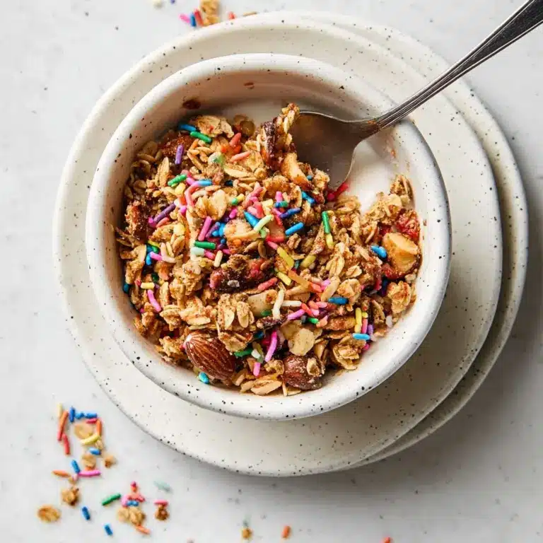 Cake Batter Granola Recipe
