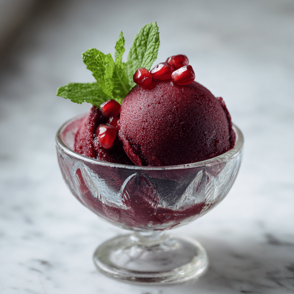 Pomegranate Sorbet Recipe - Recipe Image
