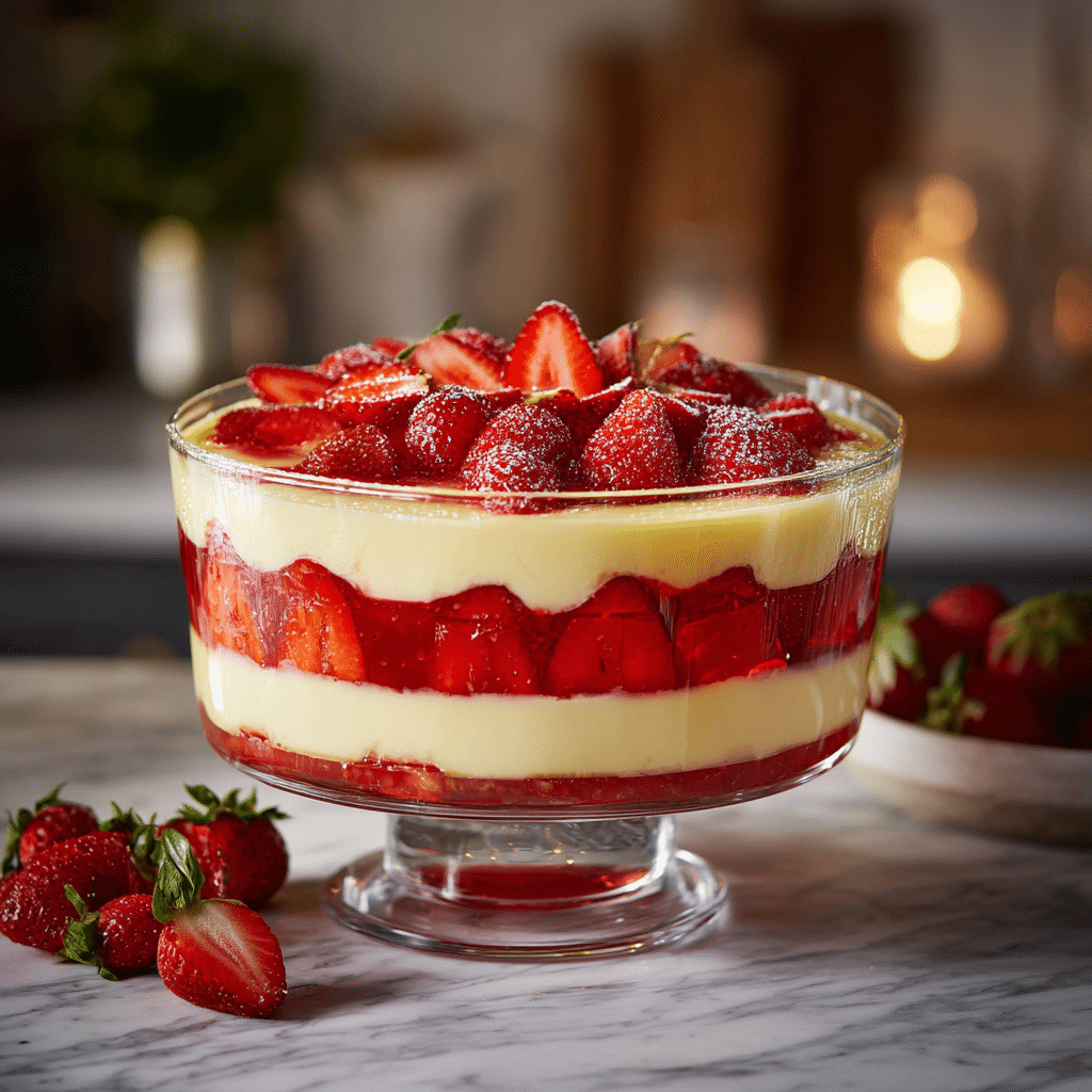 Jelly custard trifle Recipe - Recipe Image