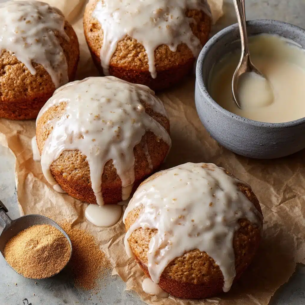 Mini Chai Muffins with Vanilla Bean Glaze Recipe - Recipe Image