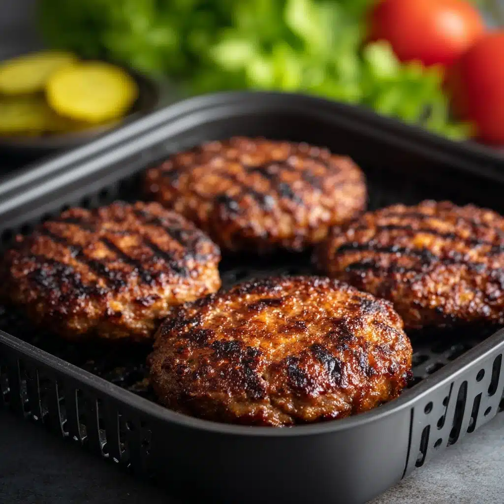 Seasoned Air Fryer Hamburger Patties Recipe