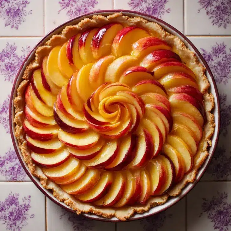 Peach Fillo Crinkle Pie Recipe