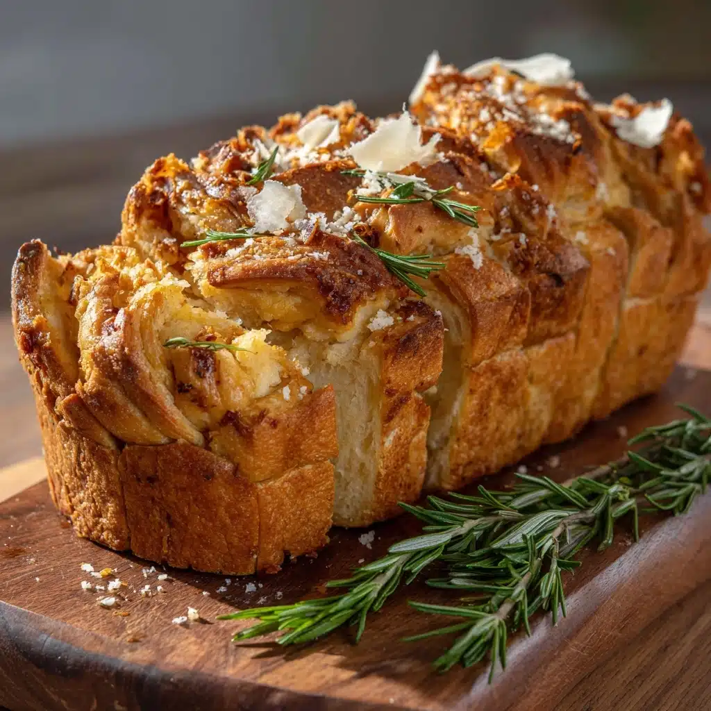 Rosemary Garlic Pull Apart Bread Recipe - Recipe Image