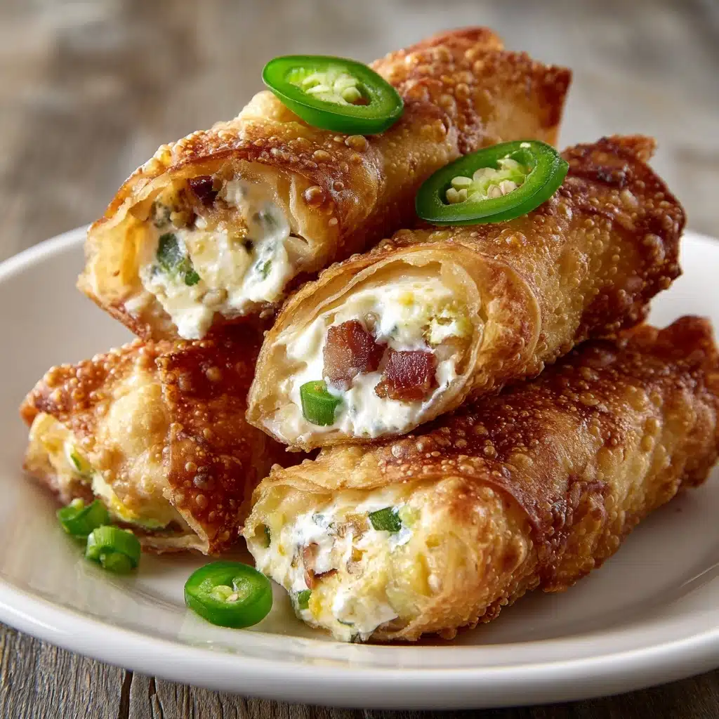 Bacon Jalapeño Popper Eggrolls Recipe - Recipe Image