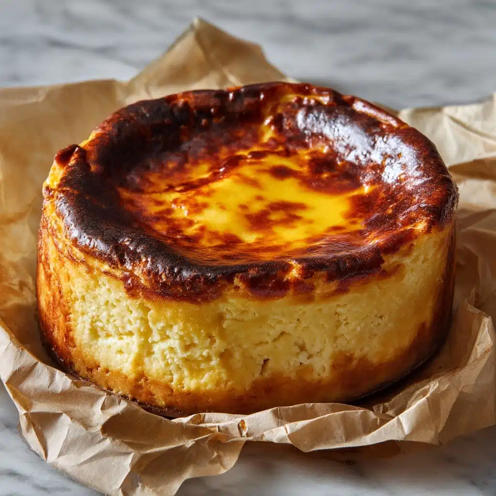 4-inch Mini Burnt Basque Cheesecake for One/Two Recipe - Recipe Image