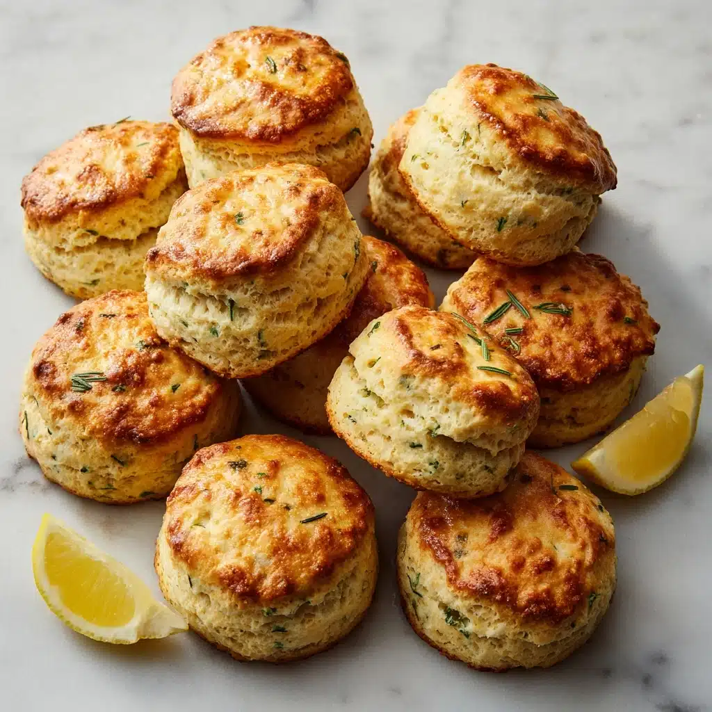 Crab Stuffed Cheddar Bay Biscuits with Lemon Butter Recipe - Recipe Image