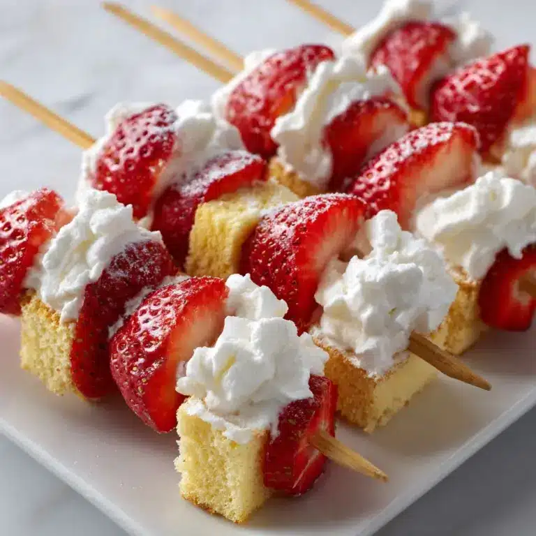 Strawberry Shortcake Kabobs Recipe