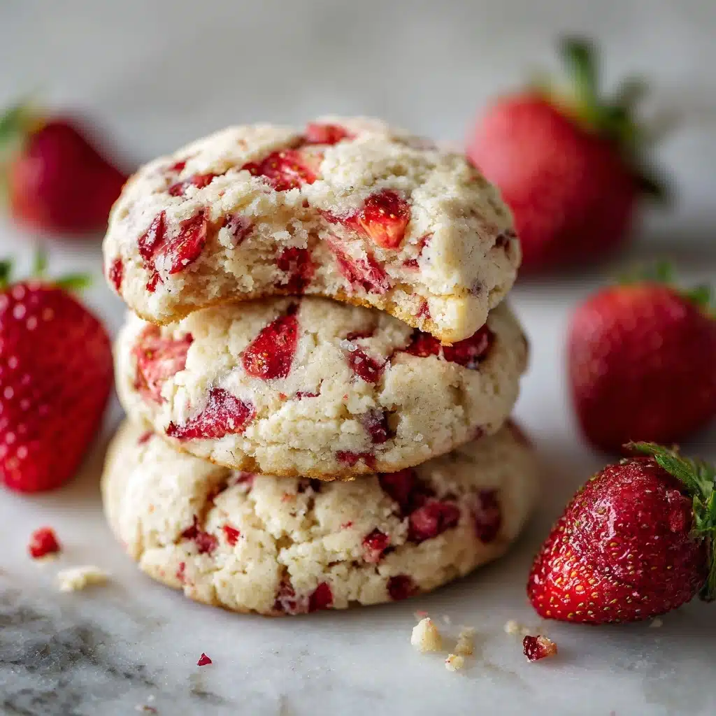 Soft Strawberry Shortcake Cookies Recipe - Recipe Image