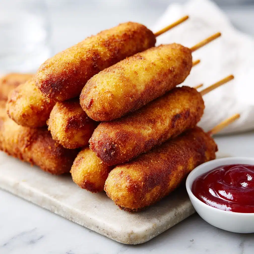 Keto Air Fryer Corn Dogs Recipe - Recipe Image