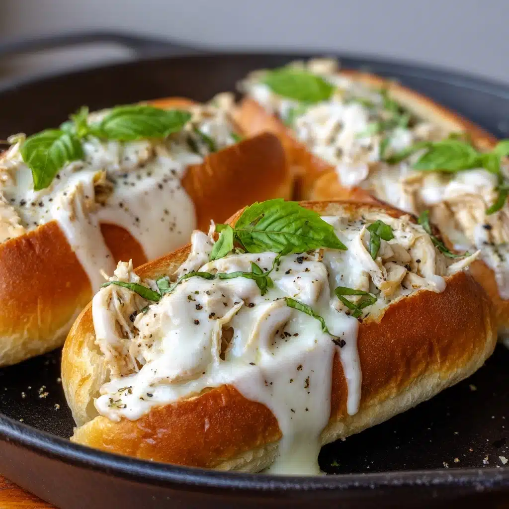 Chicken Alfredo Sloppy Joes Recipe