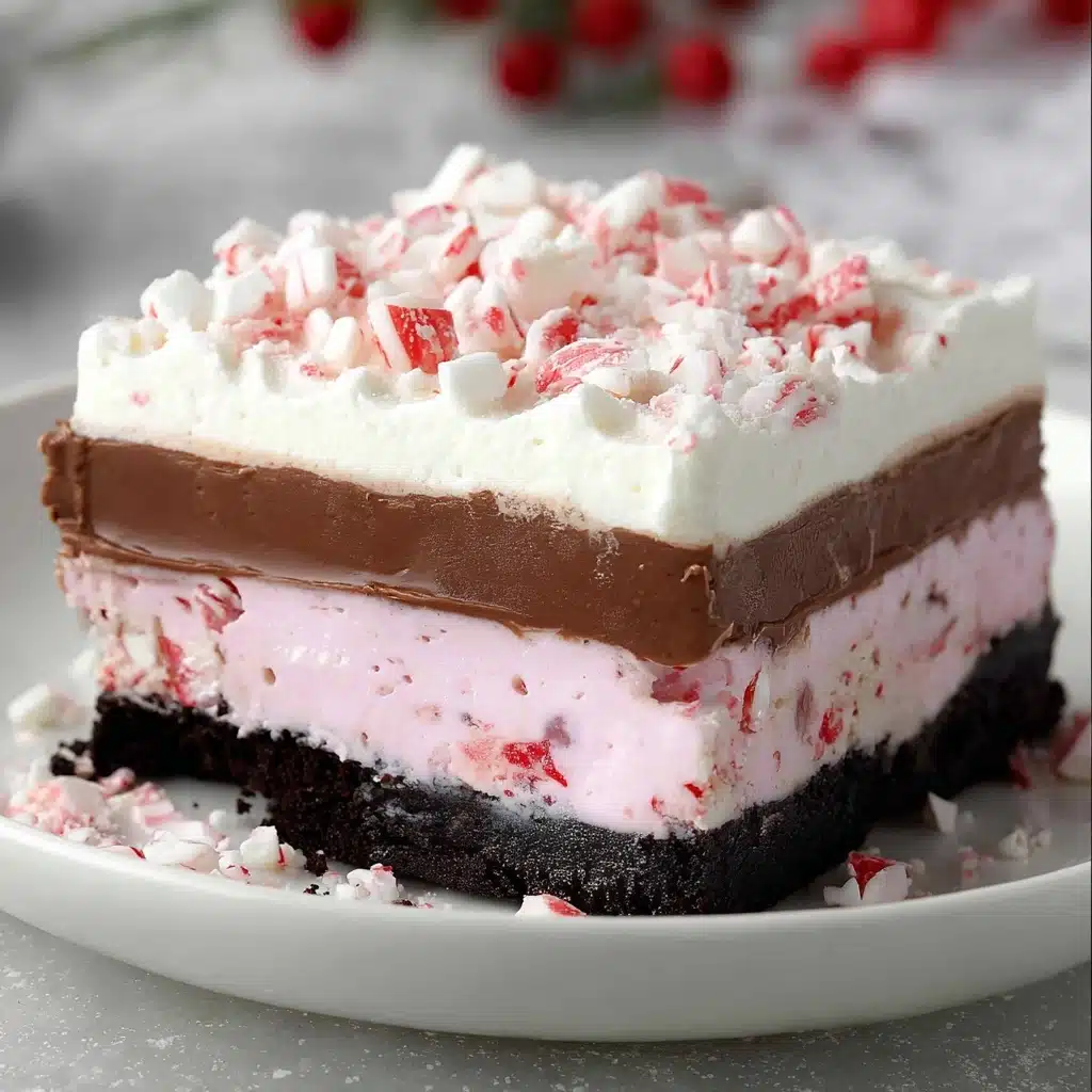 Chocolate Peppermint Lasagna Recipe - Recipe Image