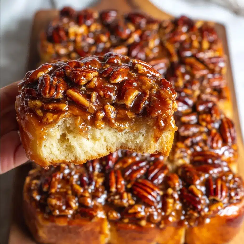 THE BEST STICKY PECAN CINNAMON BUNS RECIPE - Recipe Image