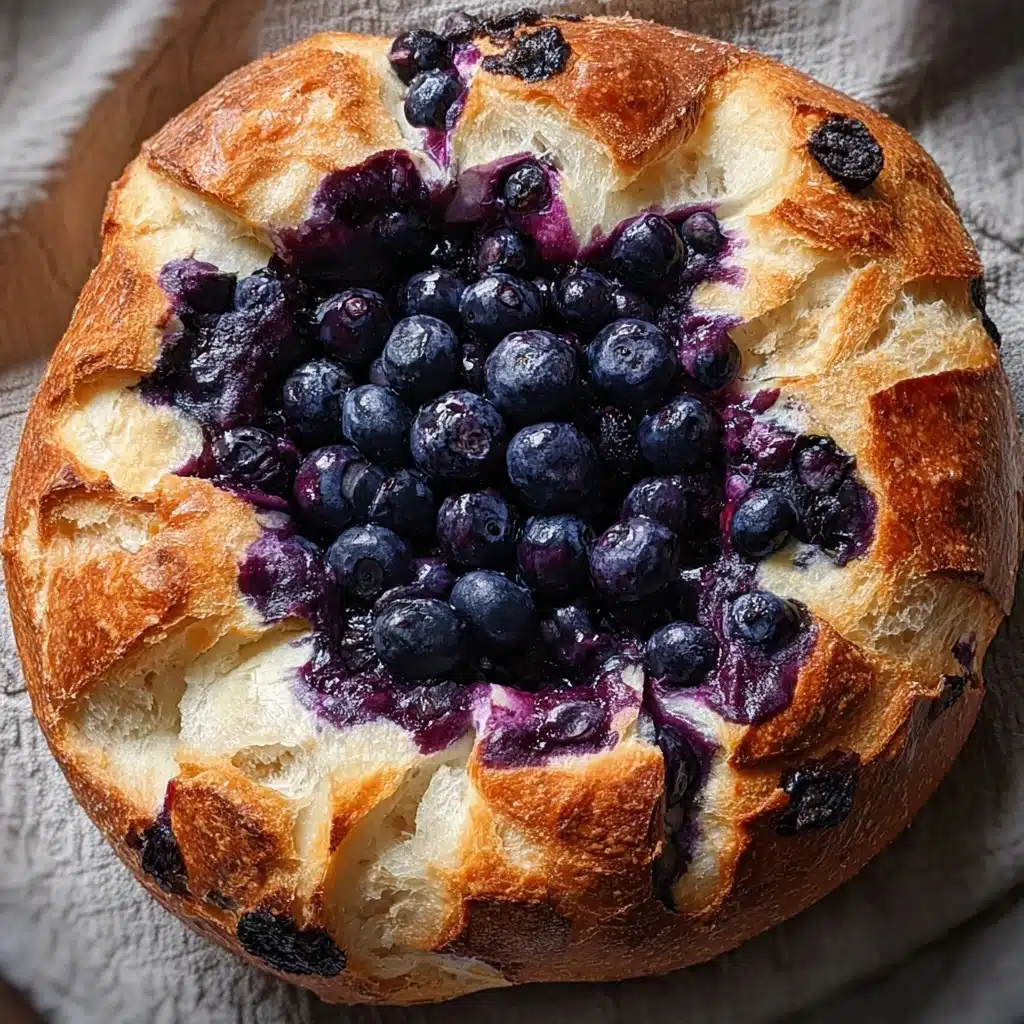 Blueberry Fluffy Cottage Cheese Cloud Bread Recipe - Recipe Image