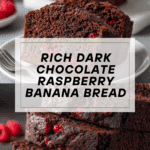 Dark Chocolate Raspberry Banana Bread Recipe