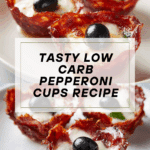 Low Carb Pepperoni Cups Recipe