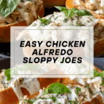 Chicken Alfredo Sloppy Joes Recipe