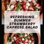 Summer Strawberry Caprese Salad Recipe