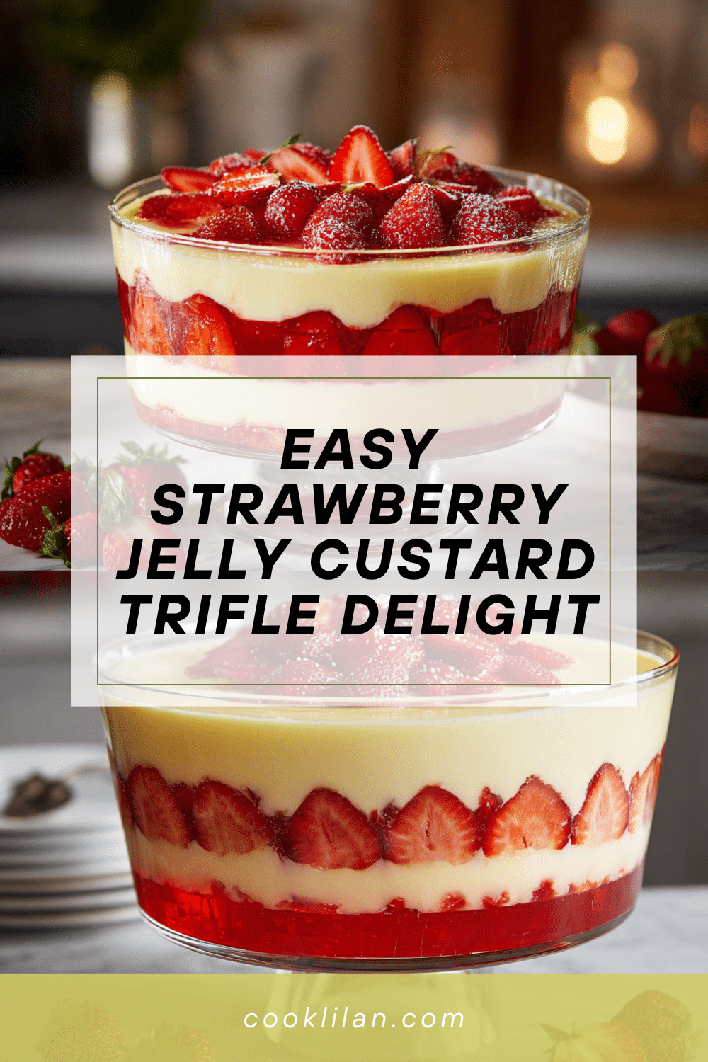 Jelly Custard Trifle Recipe: A Fruity Delight