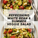 White bean salad with summer vegetables Recipe