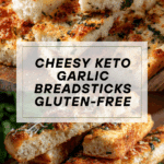 Keto Cheesy Garlic Breadsticks (Gluten-Free) Recipe