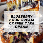 Blueberry Sour Cream Coffee Cake Recipe
