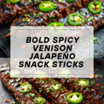 Spicy Venison Jalapeño Snack Sticks Recipe
