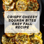 Crispy Baked Cheesy Squash Rounds Recipe