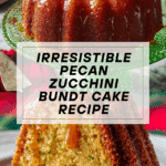 Pecan Zucchini Bundt Cake Recipe