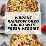 Rainbow Orzo Salad Recipe