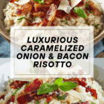 Caramelized Onion, Bacon, and Parmesan Risotto Recipe