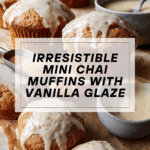 Mini Chai Muffins with Vanilla Bean Glaze Recipe