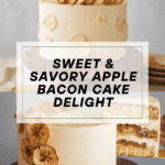 Sweet and Savory Apple Ricotta Bacon Cake Recipe