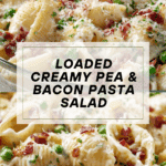 Creamy Pea and Bacon Pasta Salad Recipe
