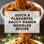 Easy Saucy Ramen Noodles Recipe