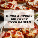 Air Fryer Pizza Bagels Recipe