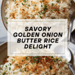 Rich and Savory Golden Onion Butter Rice Recipe