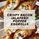 Bacon Jalapeño Popper Eggrolls Recipe