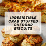 Crab Stuffed Cheddar Bay Biscuits with Lemon Butter Recipe