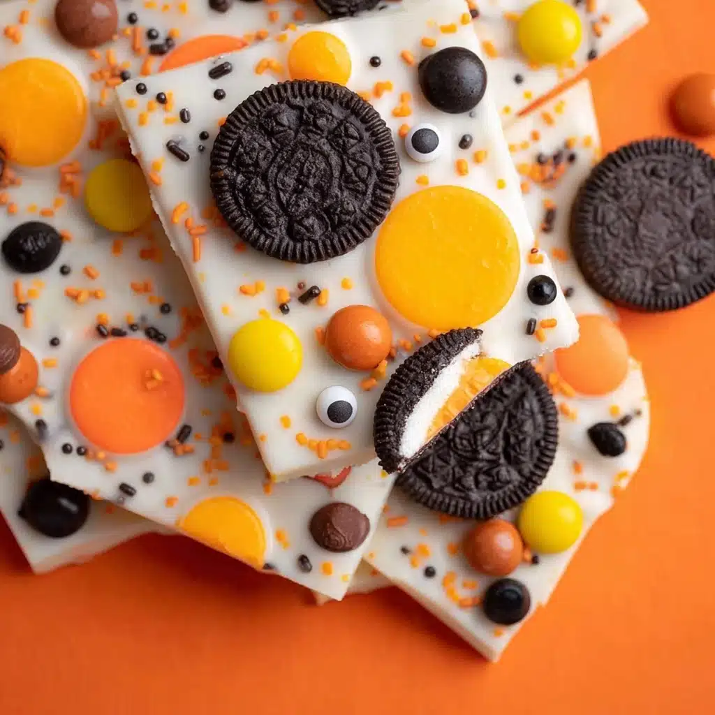 Spooky Halloween Oreo Bark Recipe - Recipe Image
