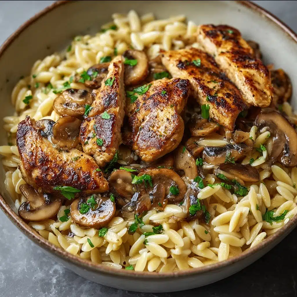 Marsala Chicken Orzo Recipe - Recipe Image