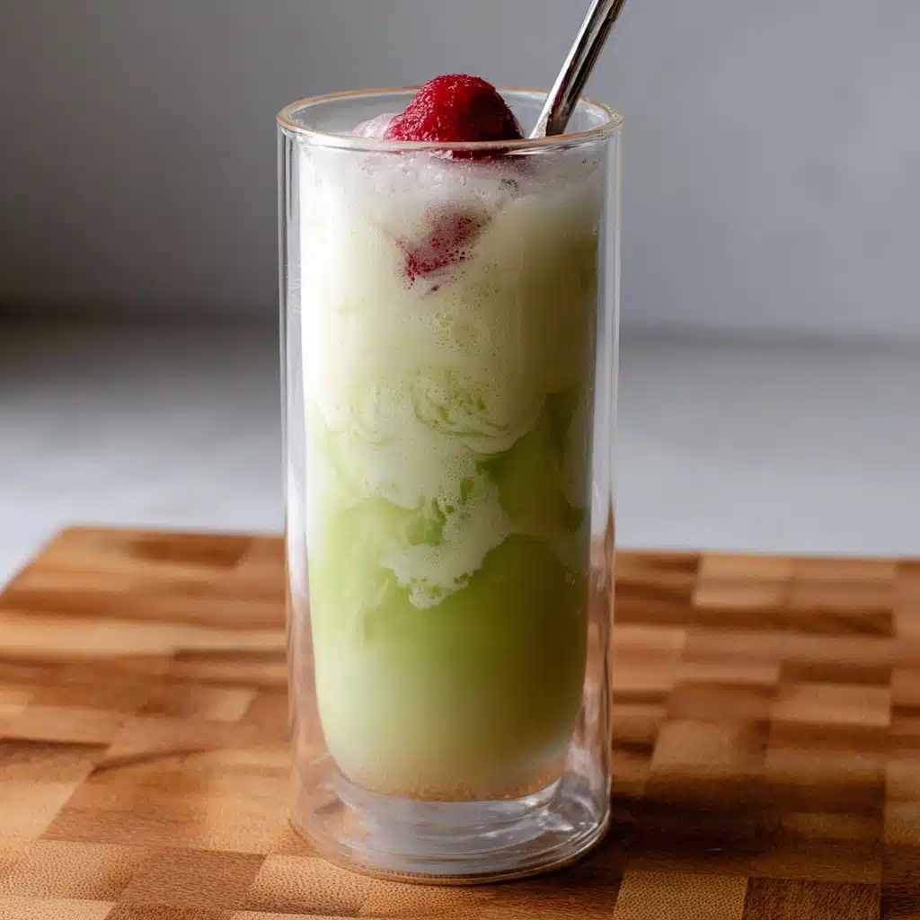 Iced Raspberry Matcha Latte Recipe