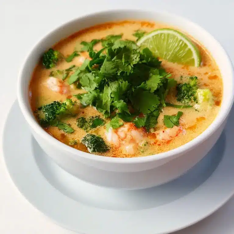 Easy Coconut Curry Shrimp Soup Recipe