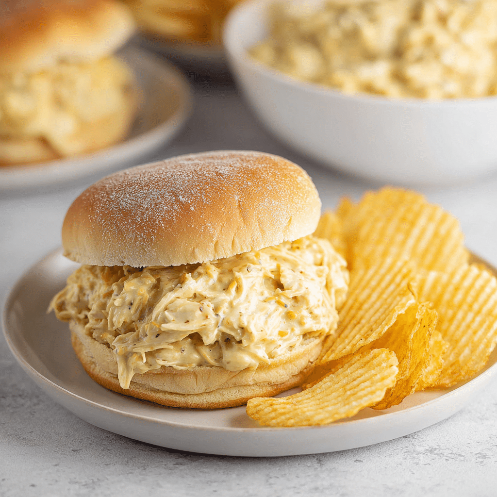 Ohio Shredded Chicken Sandwich Recipe - Recipe Image