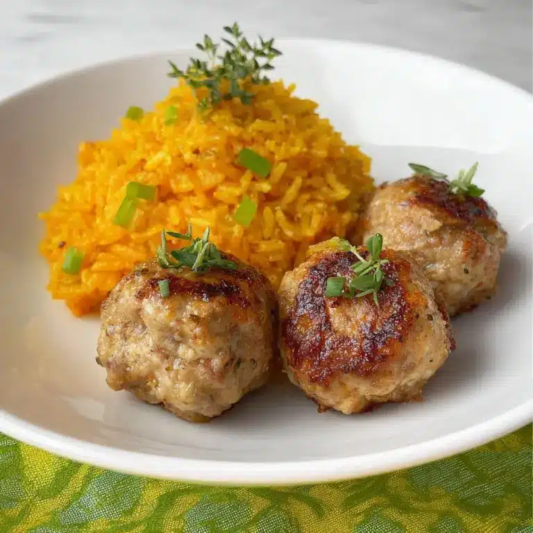 Air Fryer Chicken Meatballs Recipe