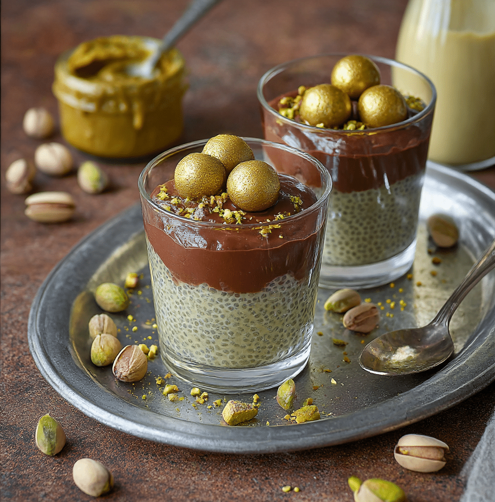 Dubai Chocolate Chia Pudding Recipe