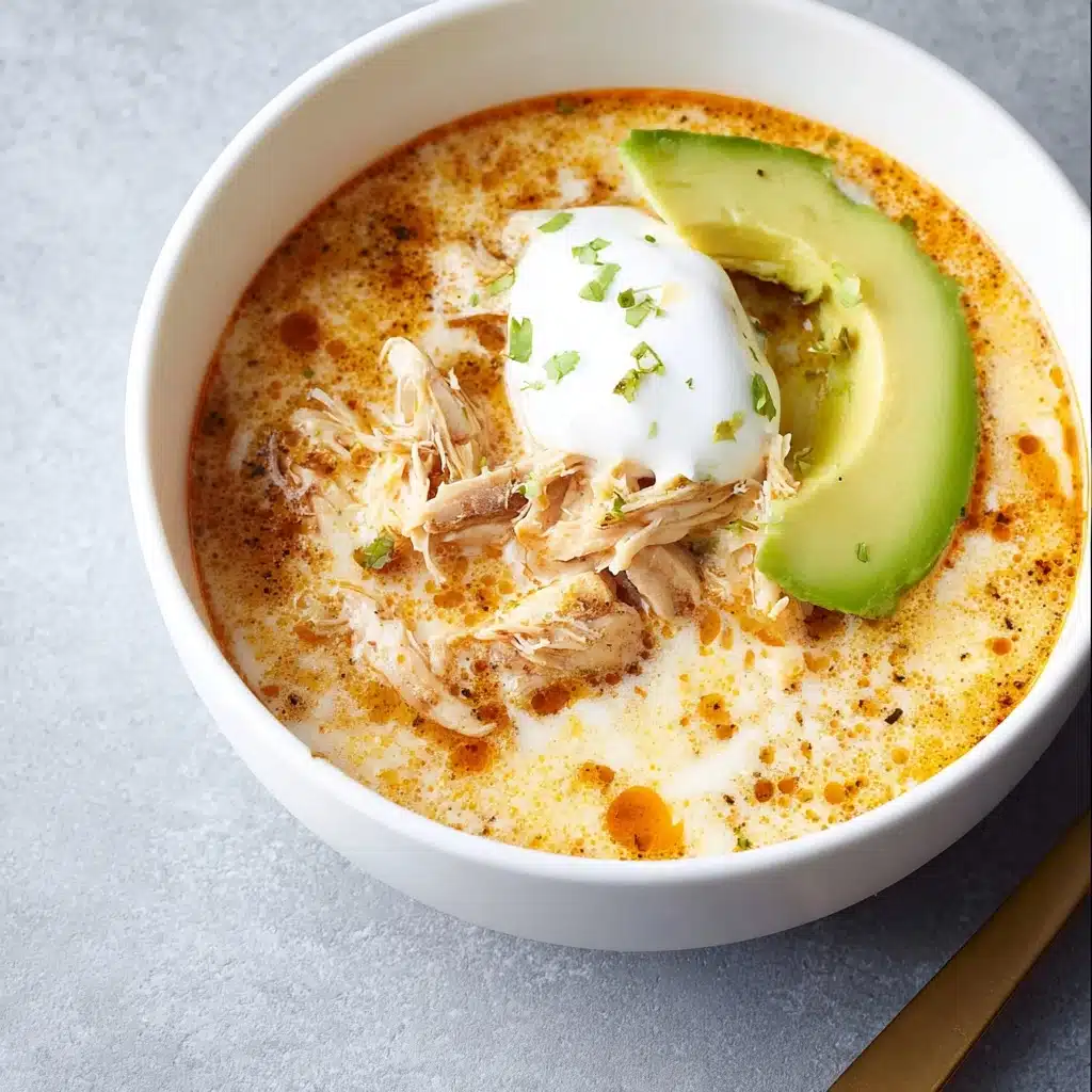 Keto White Chicken Chili Recipe