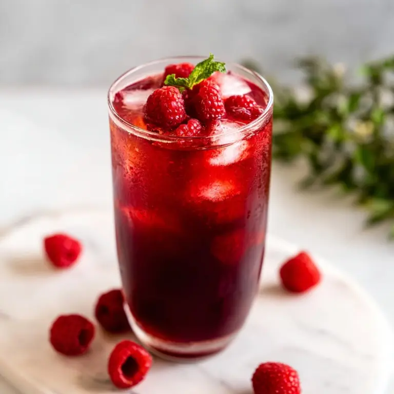 Homemade Raspberry Iced Tea Recipe