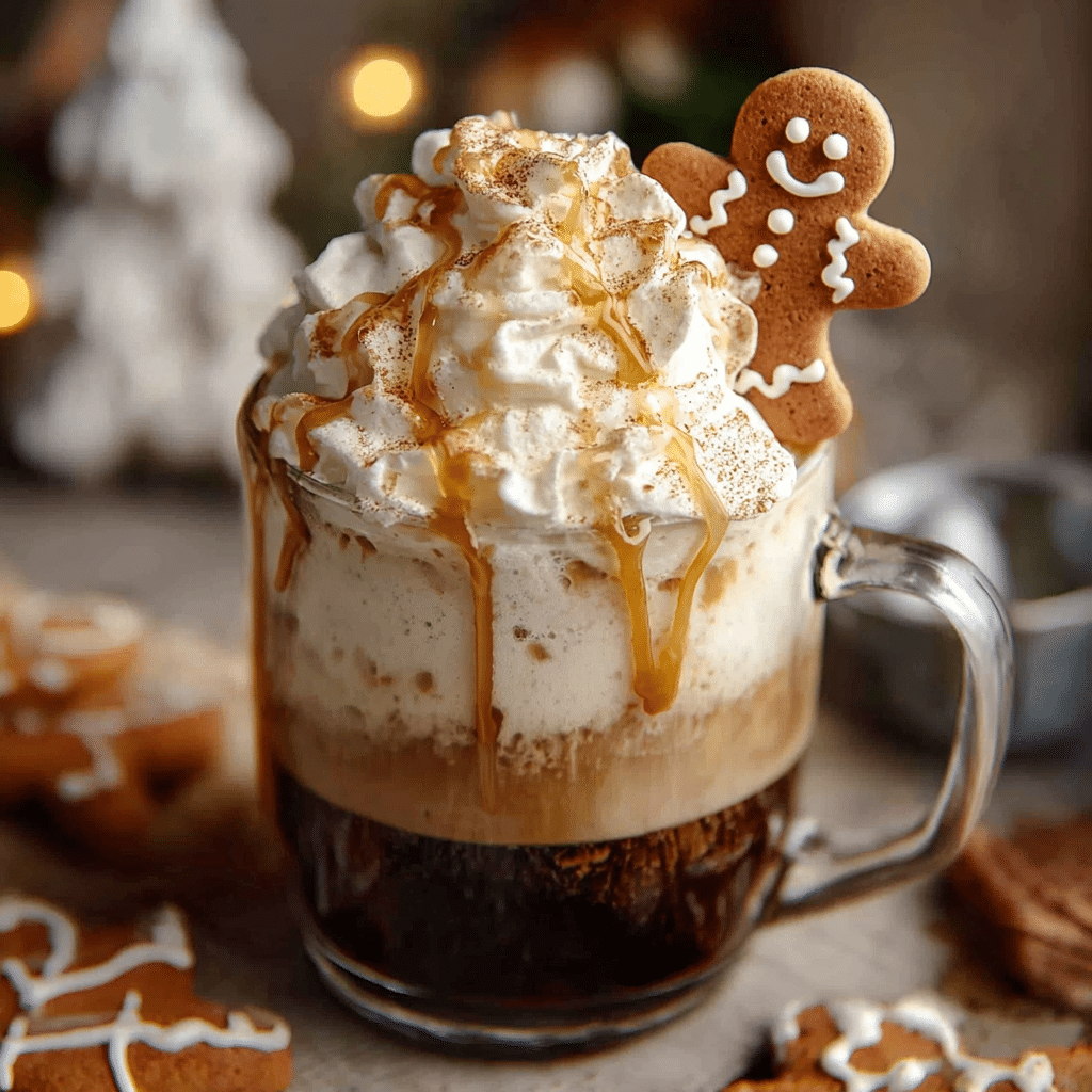 Gingerbread Oatmilk Chai Tea Latte Recipe - Recipe Image