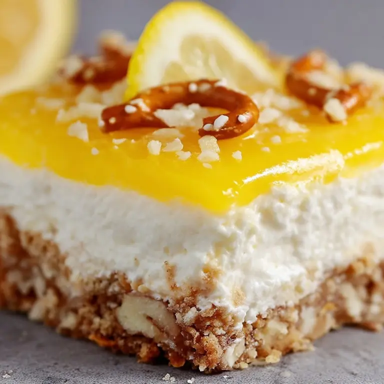 Lemon Pretzel Dessert Recipe