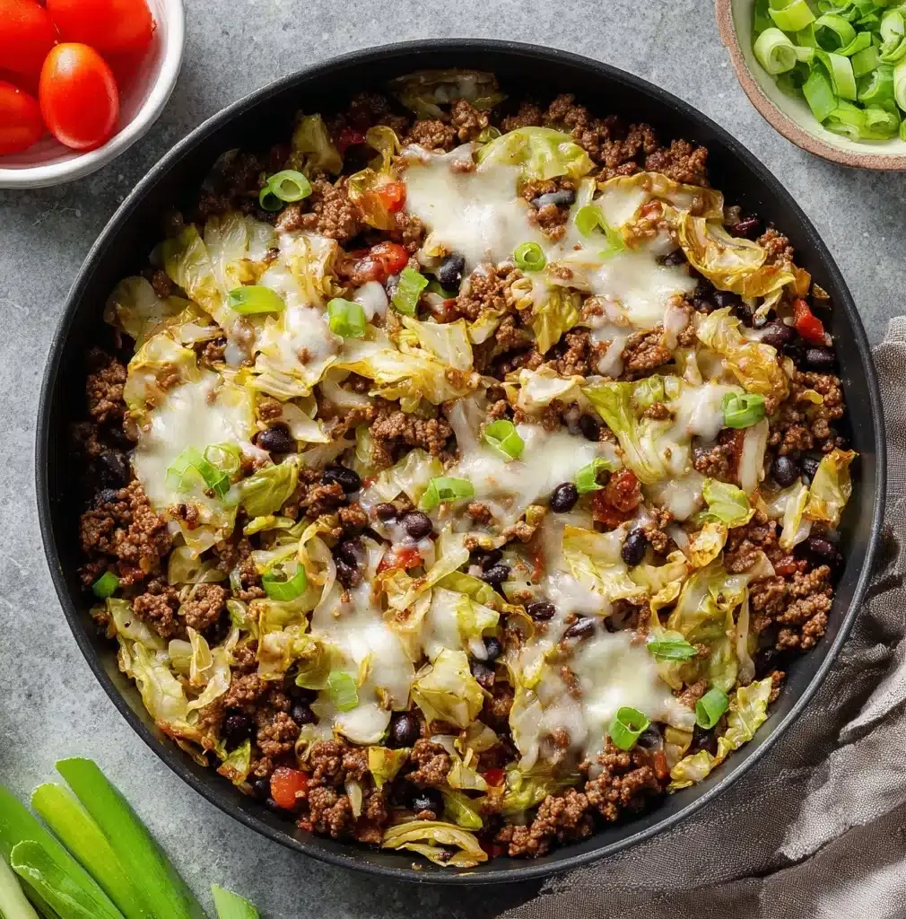 Low Carb Cabbage Taco Skillet (Keto-Friendly) Recipe
